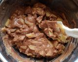 リンゴとくるみのココア風味ケーキ作り方4写真