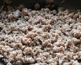 ＊米なすの豚味噌ミンチのせ＊作り方4写真