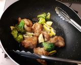 ブロッコリーと鳥唐揚げのレモン風味作り方5写真