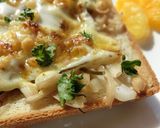 黒酢昆布玉葱のＳｐｉｃｙたぬきトースト作り方7写真