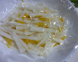 大根とみかんの皮の酢の物♪作り方3写真