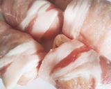 ごぼう入り❗️生姜焼肉巻きお握りに作り方2写真