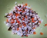 豚ひきと豆腐のヘルシー巾着煮作り方1写真