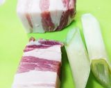 ワインビネガーで さっぱり豚角煮作り方1写真