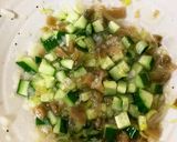塩味で食べる☆ピータン豆腐作り方3写真