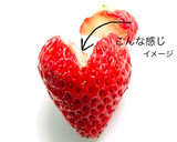 可愛いさUP♪イチゴの飾り切り／ハート型作り方3写真