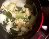 溶き卵の中華スープ作り方3写真