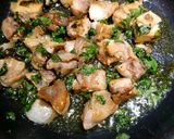 大葉と鶏もものアヒージョ作り方7写真