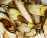 毎日の納豆●納豆の焼き長ネギ添え作り方3写真