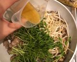 簡単！豚こまもやし豆苗と卵の中華炒め作り方5写真