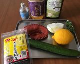 タコとキュウリの浜納豆マリネ作り方1写真