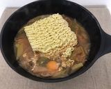美味い!簡単!キムチ鍋(サリ麺入り)作り方4写真