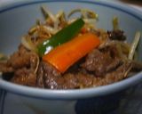 ピリ辛　牛肉小間切れ 野菜炒め作り方4写真