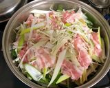柚子胡椒味の豚と白ネギ重ね作り方3写真