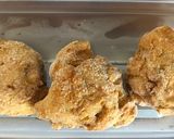 男弁当１０分 シチュー、唐揚げ、春巻き作り方5写真