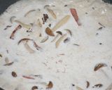 しめじとベーコンのピーカンクリームパスタ作り方4写真