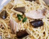 なすの煮浸しリメイク！簡単和風スープスパ作り方5写真