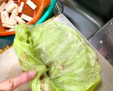 餅入りロールキャベツ作り方7写真