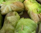 餅入りロールキャベツ作り方10写真