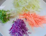 生ハムで！いつもの野菜がお洒落なサラダに作り方1写真
