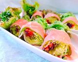 生ハムで！いつもの野菜がお洒落なサラダに作り方8写真