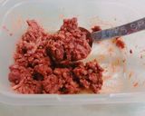 手作り肉味噌で！美味しい焼き豆腐作り方1写真