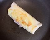 ヘルシーなハムキャベチーズ春巻き作り方5写真