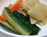 ☆半端に残った野菜をポン酢で漬物☆作り方2写真