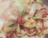 春キャベツとコンビーフの美味しいパスタ作り方5写真