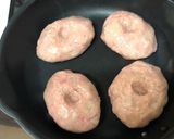 えのきと塩麹のハンバーグ作り方4写真