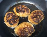 えのきと塩麹のハンバーグ作り方6写真