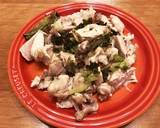 蒸し鶏のねぎ塩ソース作り方5写真