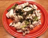蒸し鶏のねぎ塩ソース作り方5写真