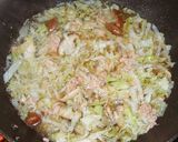 ツナ椎茸とレタスの和風ポン酢スパゲティ作り方4写真