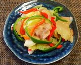 レンジ活用短時☆しゃきしゃき野菜炒め♪作り方2写真