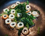 チンゲン菜と竹輪の卵とじ作り方3写真