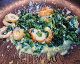 チンゲン菜と竹輪の卵とじ作り方4写真