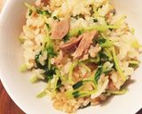 味付けシンプル◎豆苗とツナの炊き込みご飯作り方4写真