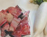 ぶりのあらdeぶり大根 *☻*作り方1写真