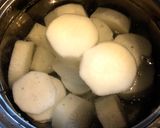 ぶりのあらdeぶり大根 *☻*作り方2写真