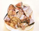 ぶりのあらdeぶり大根 *☻*作り方4写真