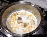 コーンスープ（バニラアイス使用）作り方1写真