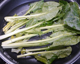 簡単！小松菜の肉巻き☆白だし焼き作り方1写真