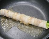 簡単！小松菜の肉巻き☆白だし焼き作り方4写真