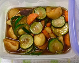 ズッキーニとじゃがいもの揚げ煮浸し♡作り方12写真