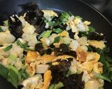 ツナときくらげ焼飯(^^)作り方2写真