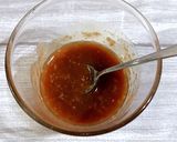 春菊ときゅうりのハチミツ味噌和え作り方3写真