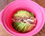 野菜の甘み！春キャベツとチキンのカレー煮作り方4写真