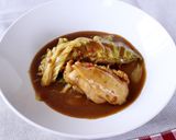 野菜の甘み！春キャベツとチキンのカレー煮作り方5写真