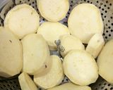 贈り物に♡ハートのスイートポテト作り方1写真